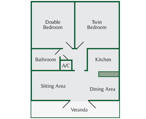 Pine, Cedar and Yew Lodge Floor Plan